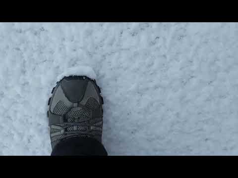 Snow Crunching Under Foot (with wind) ASMR