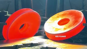 Forging Steel Billets With Hydraulic Hammer EP500