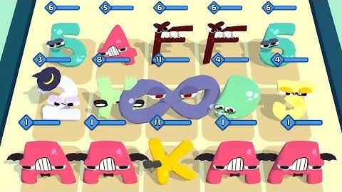 Merge Alphabet: Monster Fusion Part 13 Alphabet Lore A-K &  Number Lore 1.10