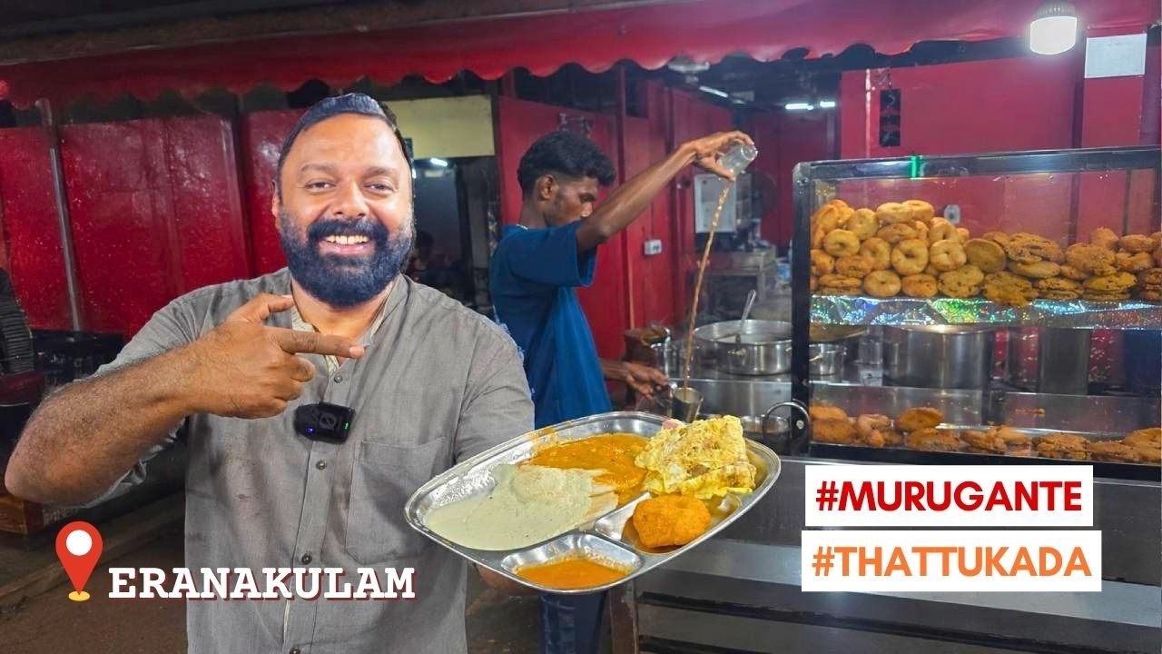 🔥 മുരുകന്റെ തട്ടുകട Dosa & Mutta Dosa in Kochi | Famous Kerala Street Food Spot