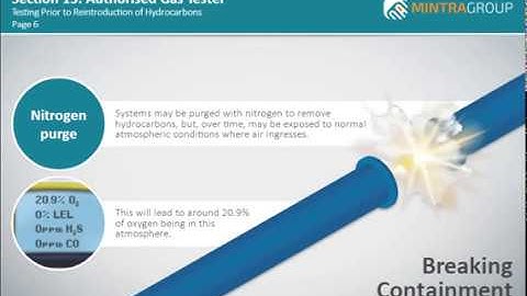 Authorized Gas Tester 13 : Purging Operations