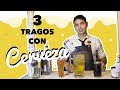 3 TRAGOS FÁCILES CON CERVEZA | TUTORIAL BARTENDER