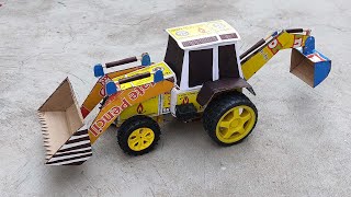 How to make JCB from Matchbox at home | DIY JCB Backhoe Loader | माचिस का बुलडोजर,कार,ट्रक,ट्रैक्टर