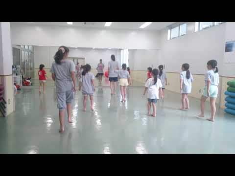 準備体操ダンス エアロビックダンス バランスボール教室 NECグリーンスイミング玉川