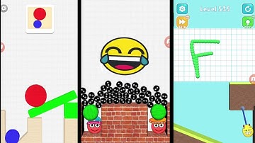 Color Block Builder vs Draw to Crash: Smash Angry Egg vs Hide Ball: Brain Teaser Game! ASMR Game!