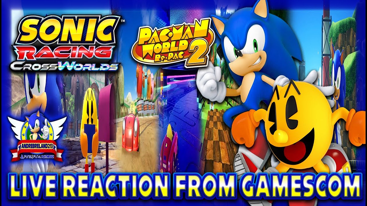 Sonic Racing: CrossWorlds Sonic x PAC MAN Collab Live Reaction From ...