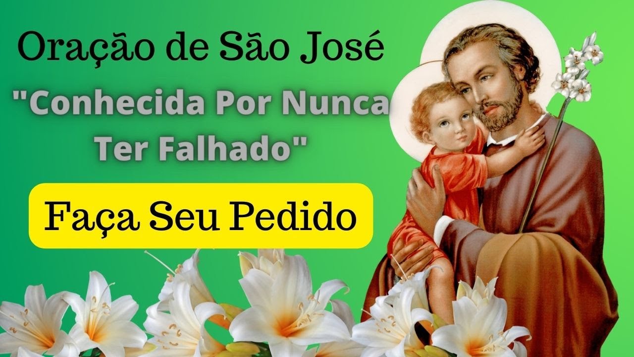 Esta antiga oração a São José é “conhecida por nunca ter falhado” - YouTube