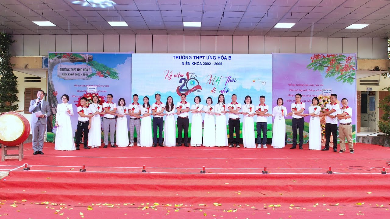 TRƯỜNG THPT ỨNG HÒA B NIÊN KHÓA 2002   2005 KỶ NIỆM 20 NĂM MỘT THỜI ĐỂ NHỚ