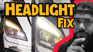 Freightliner Cascadia Headlight Fix