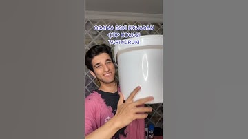 ODAMA ESKİ KOVADAN ÇÖP KOVASI YAPIYORUM😍 #shorts