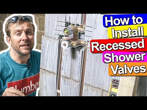 HOW TO FIT A RECESSED CONCEALED SHOWER VALVE - Plumbing Tips