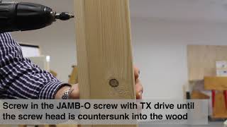 JAMB-O ADJUSTABLE ASSEMBLY SCREW