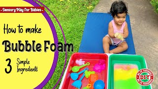 DIY : How To Make Bubble Foam For Sensory Play screenshot 4