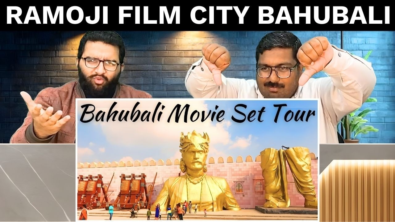Pakistani Reaction On Bahubali Movie Set at Ramoji Film City Hyderabad बाहुबली की Shooting Location🔥
