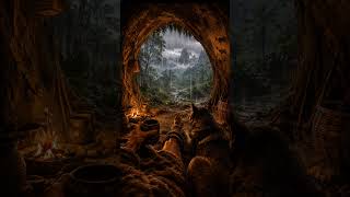 Rain in the Cave 🌧️ | Deep Sleep ASMR • Meditation • Study & Focus #RainSounds,#DeepSleep #SleepASMR