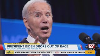 Gov. Shapiro, Pennsylvania lawmakers react to President Biden's decision to drop out