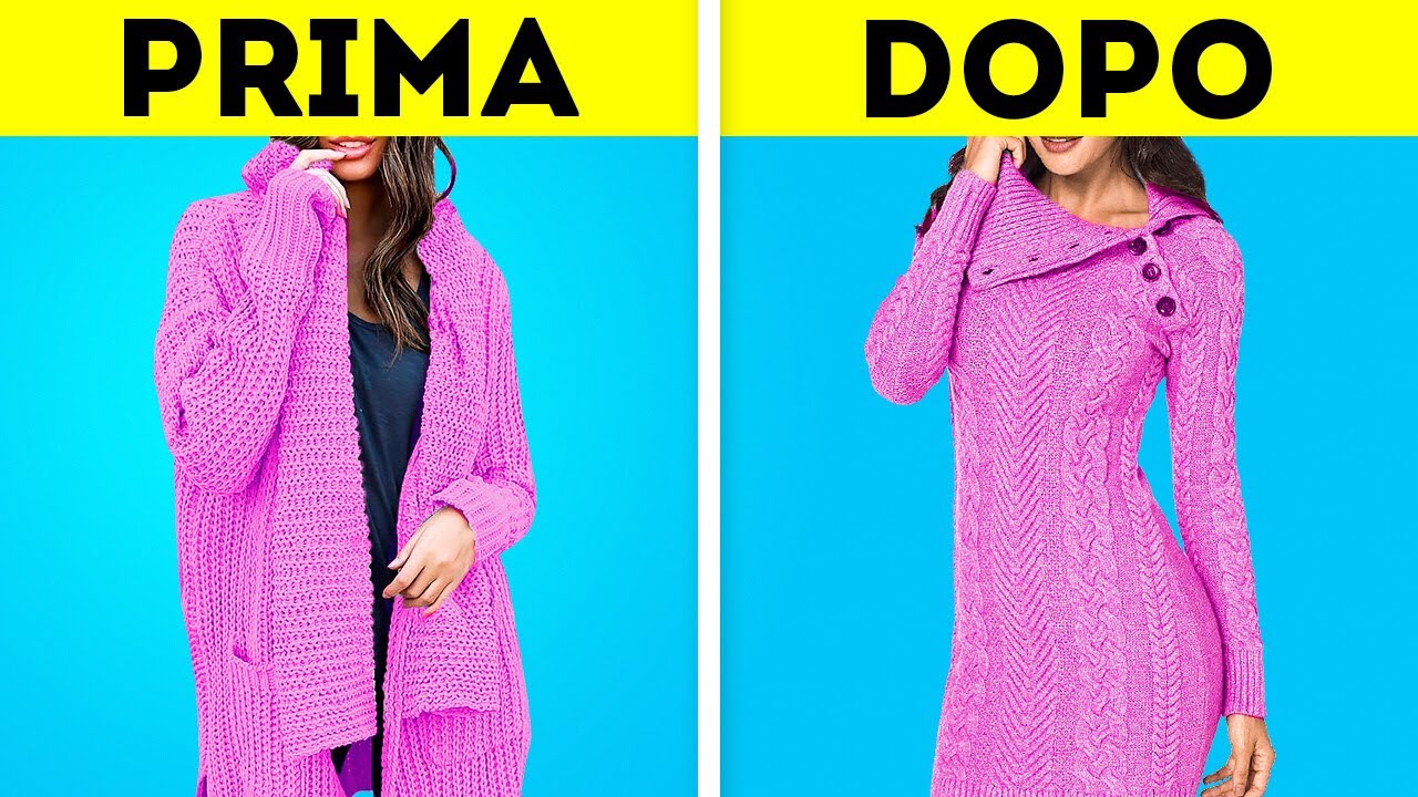 TRASFORMAZIONI RAPIDE DEI VESTITI E TRUCCHETTI CHE ADORERAI