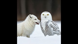 Arctic Rivalry  Fox vs  Owl Showdown! VEED