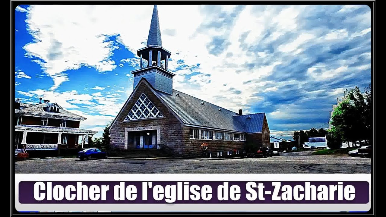 Clocher église St Zacharie(Hier à Aujourd`hui) YouTube
