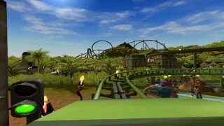 RCTgo / RCT3: Surfing Pirate (day) (Corkscrew Coaster) [Caribbean Bay Resort]