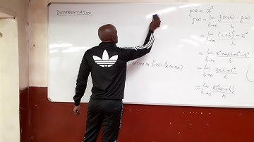 Finding gradient from First Principle