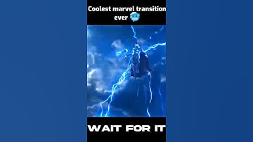 Coolest marvel transition ever 🥶 Wait for it #shorts #marvel #transition