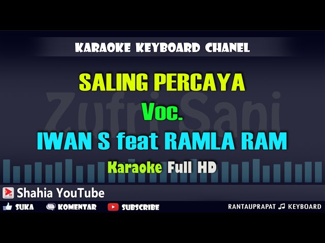 SALING PERCAYA IWAN S FEAT RAMLAH RAM │ KARAOKE KN7000 class=