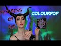 TURNING MYSELF INTO A DISNEY VILLAIN || Colourpop: Maleficent Collection