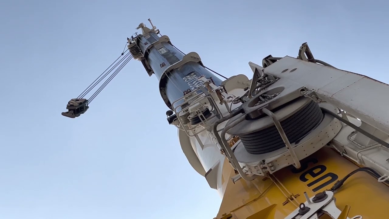 video xe cẩu 700 tấn DEMAG AC700