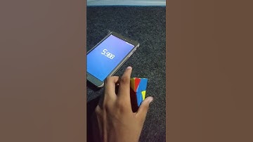 Pyraminx cube solved one handed in 24 seconds | Siddhant Cuber #shorts
