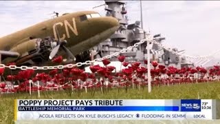 Poppy Project sets up in Mobile to honor fallen service members