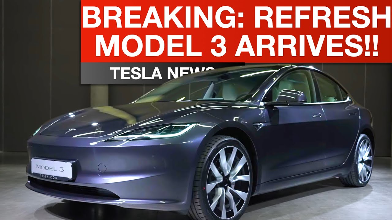 BREAKING: Tesla Model 3 Refresh (Highland) Officially Released!! 