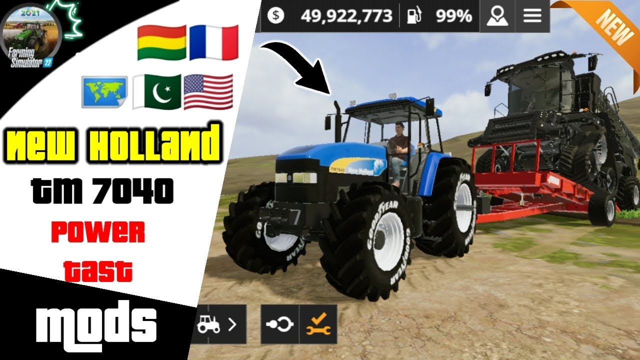 Farming simulator 20 | New Mod 😋/New Holland TM 7040😁🔥