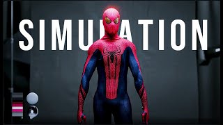 Spiderman simulation TEST in BLENDER
