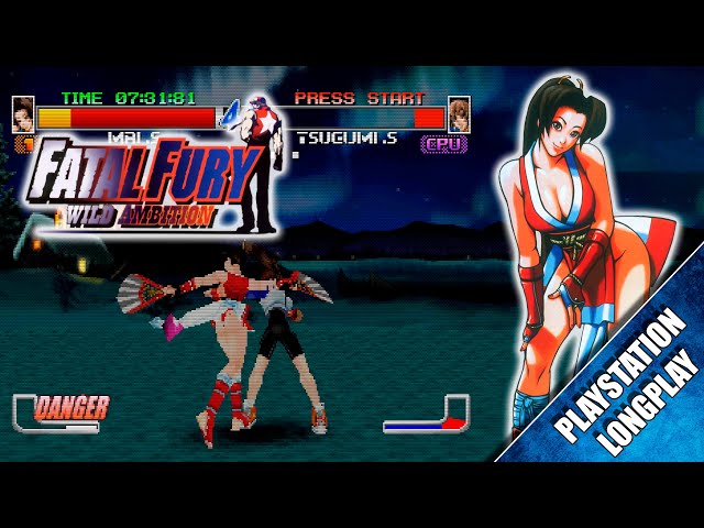 Fatal Fury: Wild Ambition Patch Mídia Preta Playstation 1