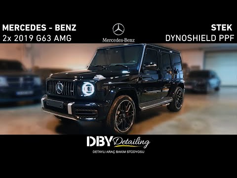 Dev(ler)! | 2x Mercedes-Benz G63 AMG | STEK DynoShield Komple Şeffaf Boya Koruma Filmi Uygulamaları