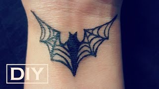 DIY Temporary Tattoo - The Bat