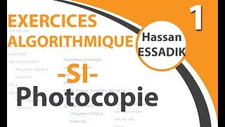 Exercice 1 Algo photocopie -SI | Darija screenshot 2