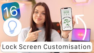 iOS 16 Lock Screen Customisation Tips & Tricks you NEED to try ! screenshot 2
