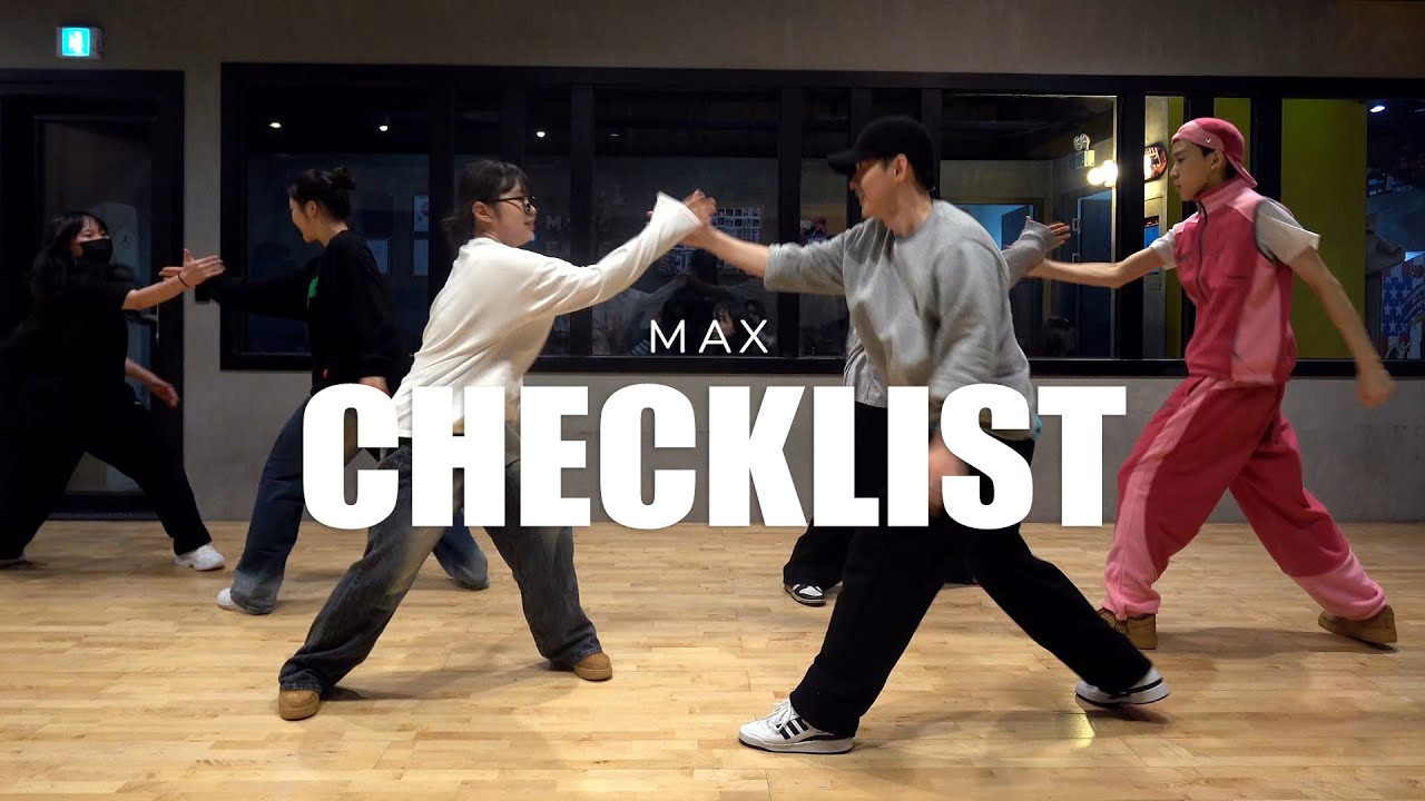 락킹 MAX Checklist locking dance choreography Yohan 수원무브댄스학원 YouTube