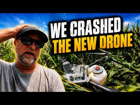We Crashed a brand new DJI T100