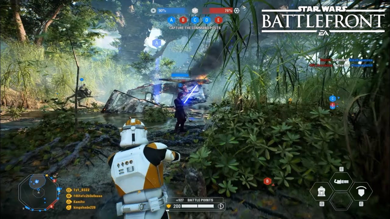 Star Wars Battlefront 2: Supremacy Gameplay | Kashyyyk - YouTube