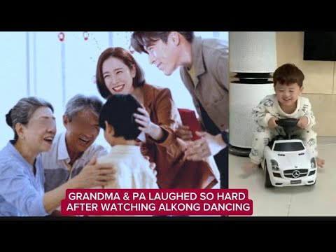 GRANDMA & PA LAUGHED SO HARD AFTER WATCHING ALKONG DANCING! BINJIN VERY  PROUD TO ALKONG! (TALENTED)