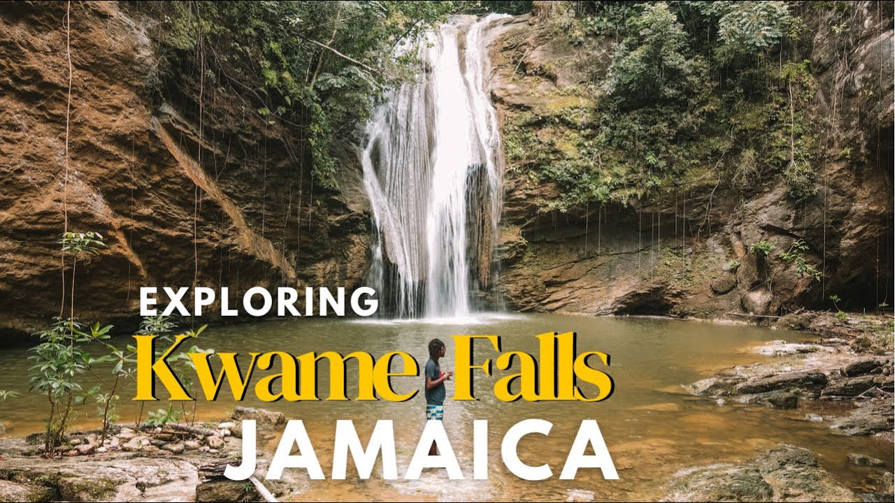 Hiking to KWAME FALLS ST MARY one of Jamaica’s most BEAUTIFUL WATERFALLS .