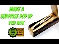 Comment fabriquer une bote  stylos surprise popup