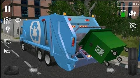 Drive garbage trucks & build up your recycling center 