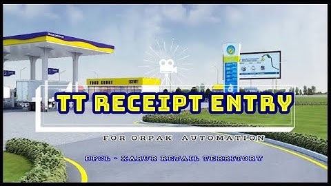 TL RECEIPT ENTRY (BPCL) - ORPAK AUTOMATION