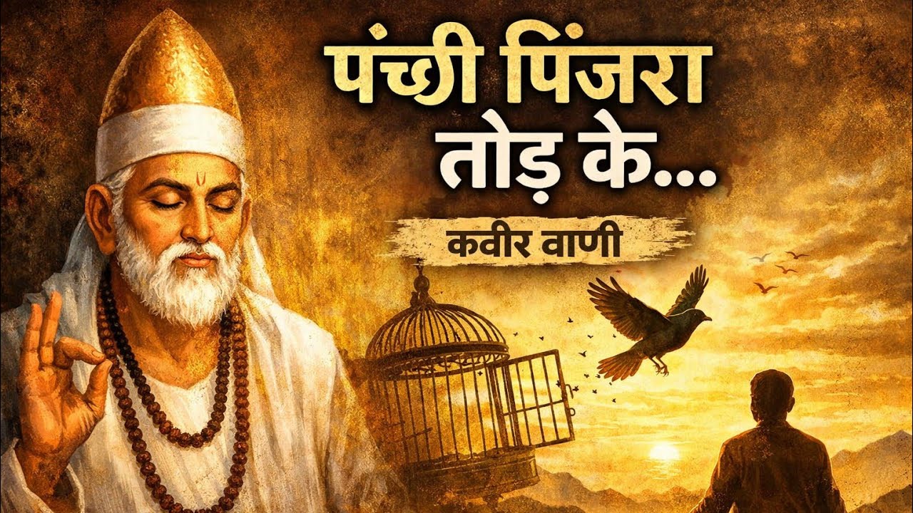 पंछी पिंजरा तोड़ के | कबीर दास जी निर्गुण भजन | Soul Awakening Bhajan