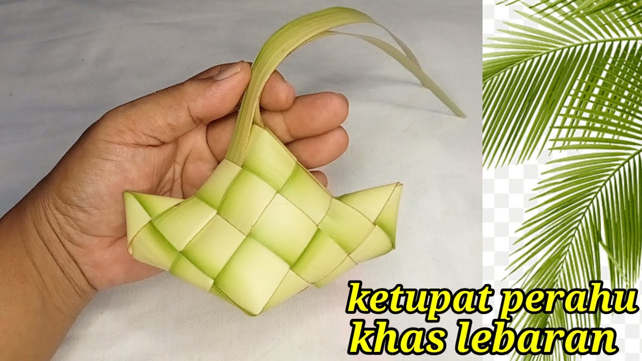 Cara buat ketupat perahu khas idhul fitri