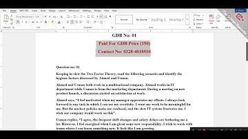 MGT502 GDB No 01 Solution 2025  Solution || BY VU ASSIGNMENT ||